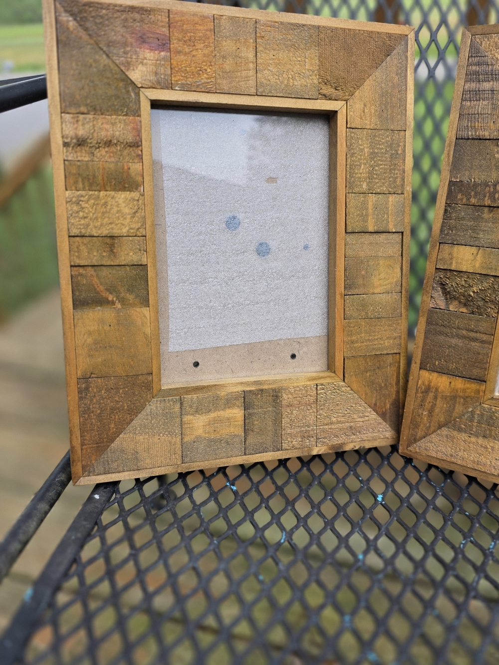 Rustic Natural Wood Photo Frame - Brown - Picture 2 of 10